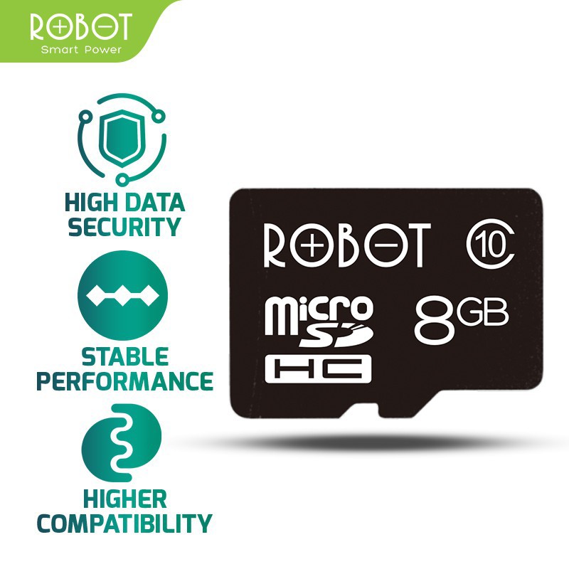 Thẻ Nhớ Micro Sd Robot Tf 8gb / 16gb Class 10 1 Năm Năm | BigBuy360 - bigbuy360.vn