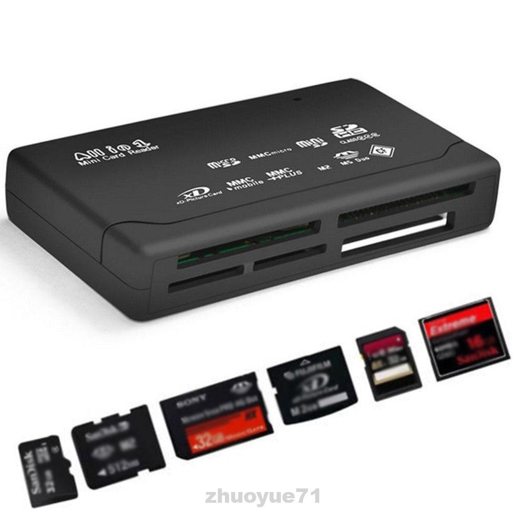 Card Reader Multifunction USB 2.0 Flash Memory Mini Plug And Play Portable Universal