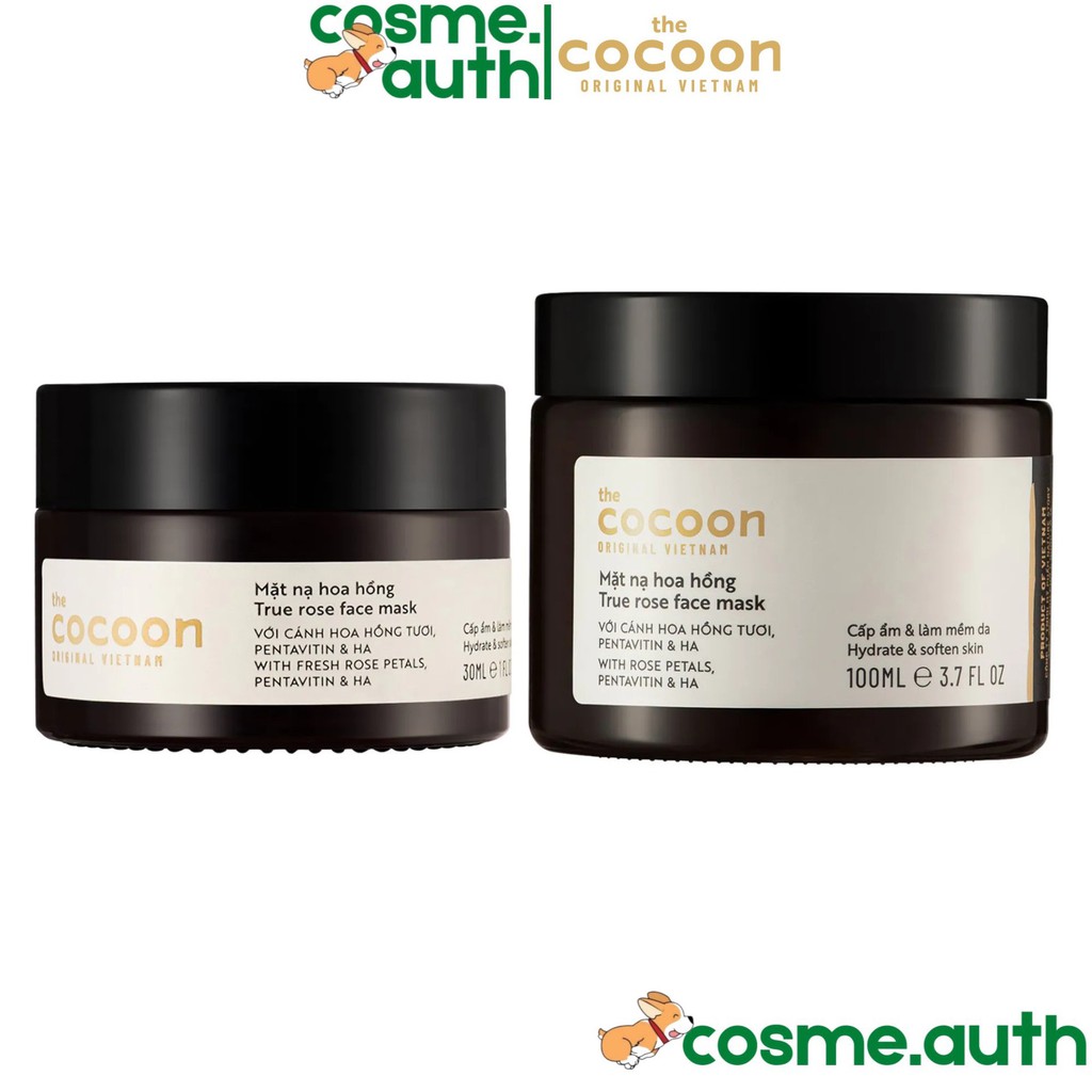 Mặt Nạ Hoa Hồng Cocoon True Rose Face Mask