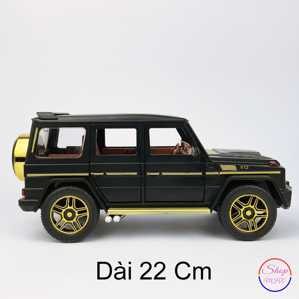 Xe đồ chơi mô hình sắt Mercedes-AMG G63 G-Klessa TẶNG KÈM BIỂN SỐ tỉ lệ 1:24