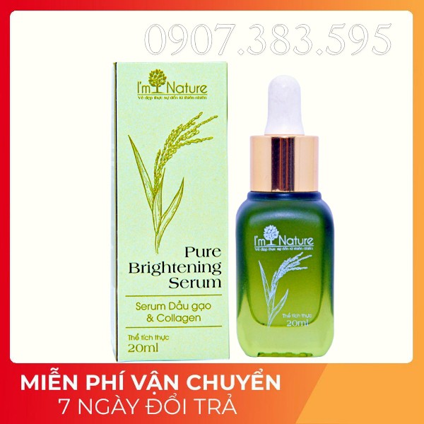 Serum Dầu Gạo & Collagen I'm Nature 20ml