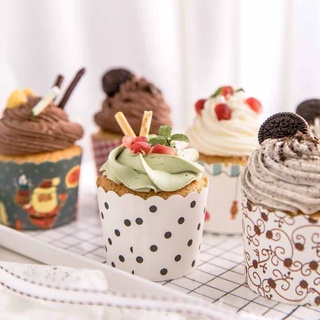 Cup giấy cứng nhiều mẫu 4x5cm (Khoảng 48 chiếc)