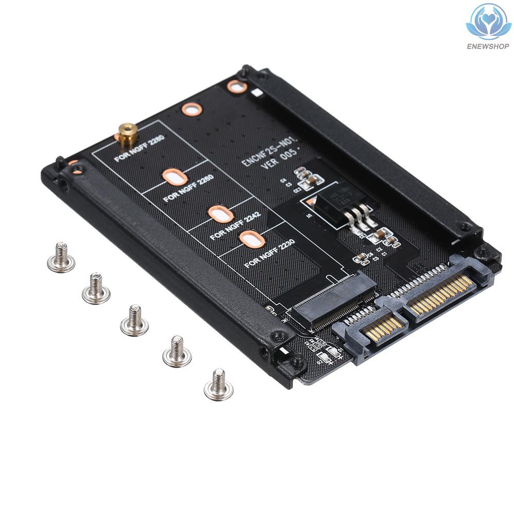 Card Chuyển Đổi Ngff Sang Sata M.2 Key B-M Ssd Sata3.0 Hỗ Trợ Model 2230 2242 2260 2280