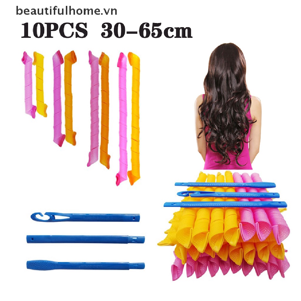 Bộ 10 Lô Uốn Tóc Dài 30-65cm