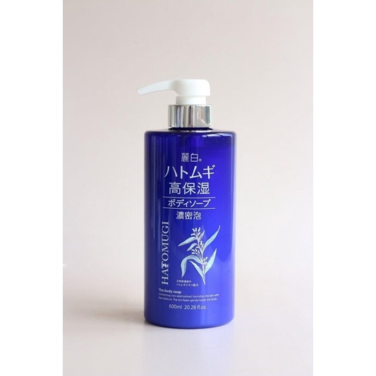 Sữa tắm Hatomugi The Body Soap chai xanh 600ml