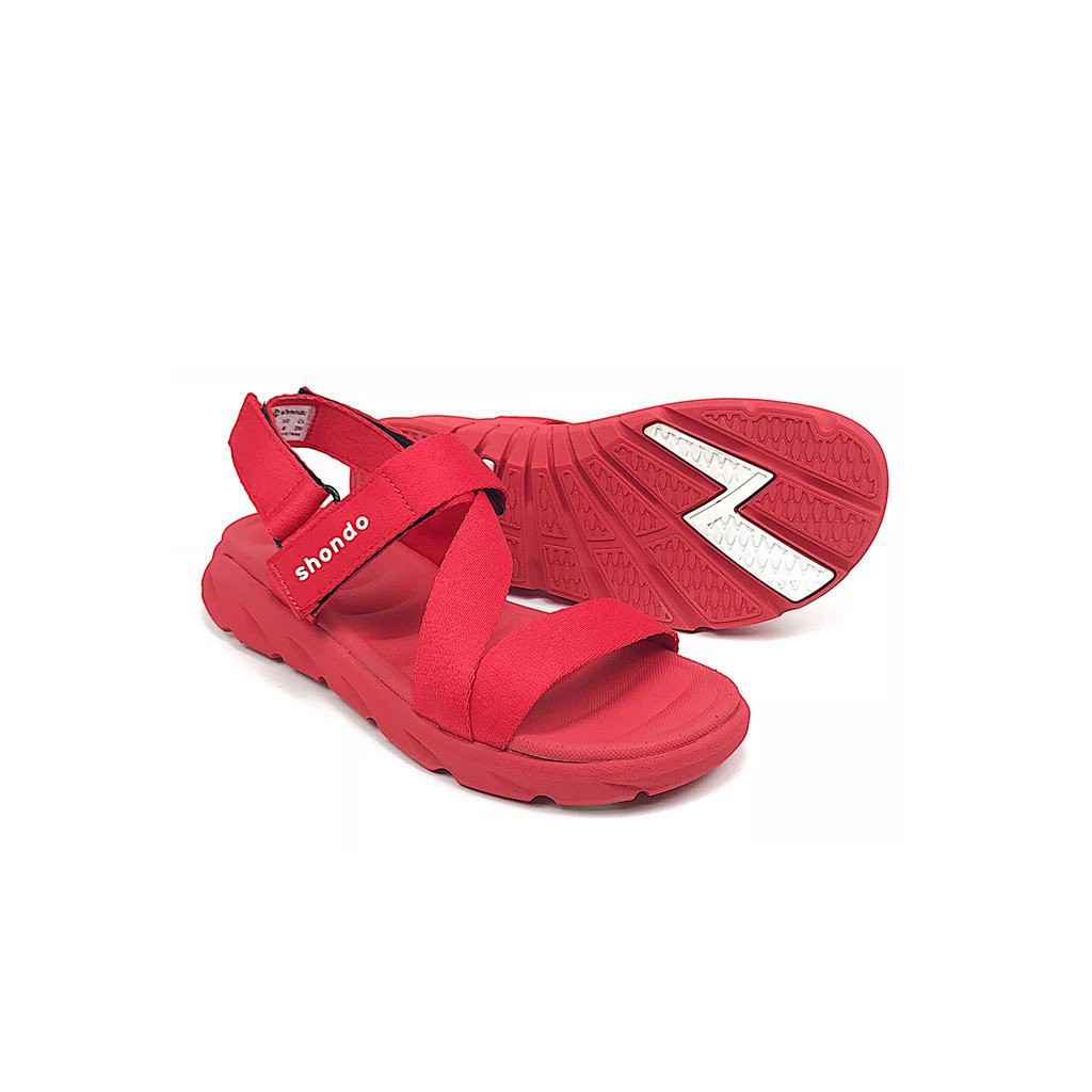 [Mã FASHIONMALLT4 giảm 15% tối đa 30K đơn 150k] Giày Sandal Shat F6 SHONDO Sport đỏ Unisex - F6S206