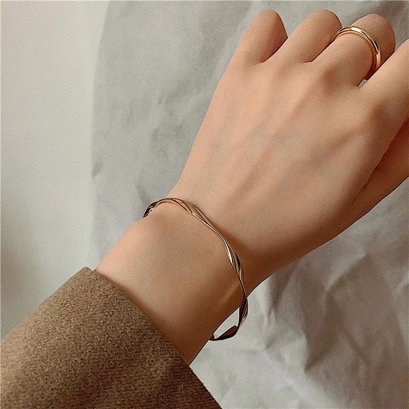 Vòng Tay/Nhẫn Họa Tiết Da Cá Sấu Thiết Kế Đơn Giản Thời Trang Cao Cấp