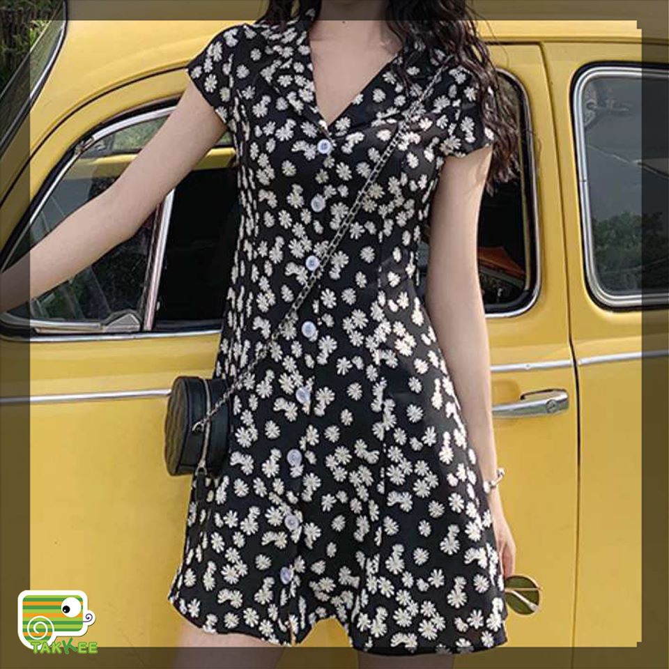 (HÀNG QUẢNG CHÂU LỌA 1) VÁY ĐẦM HỌA TIẾT HOT TREN CỦA MÙA HÈ