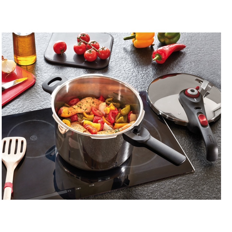 Nồi áp suất cơ inox Tefal Secure 5 Neo 6 lít P2530750