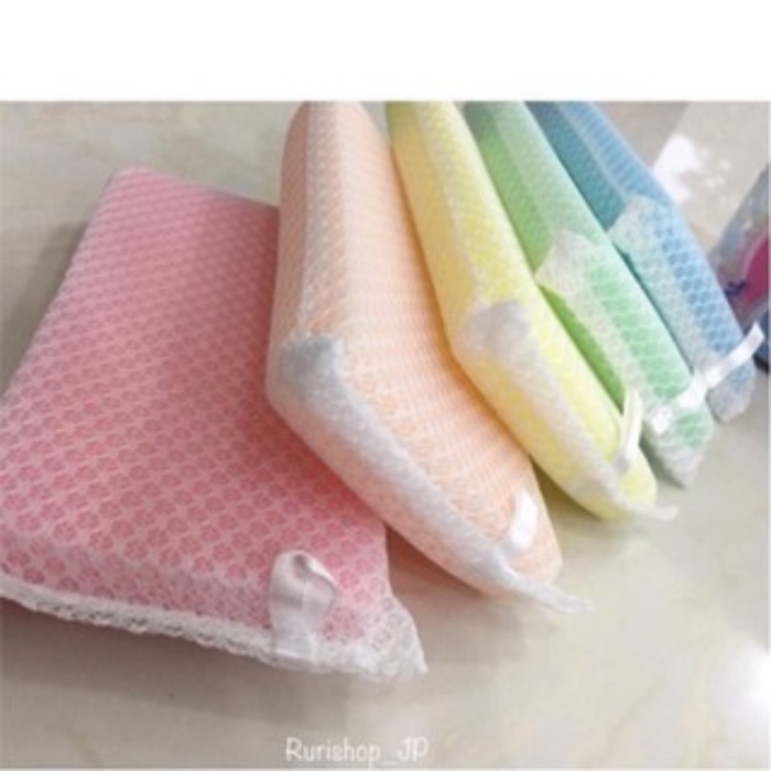 Set 5 miếng xốp rửa bát bọc lưới SANADA nội địa Nhật Bản