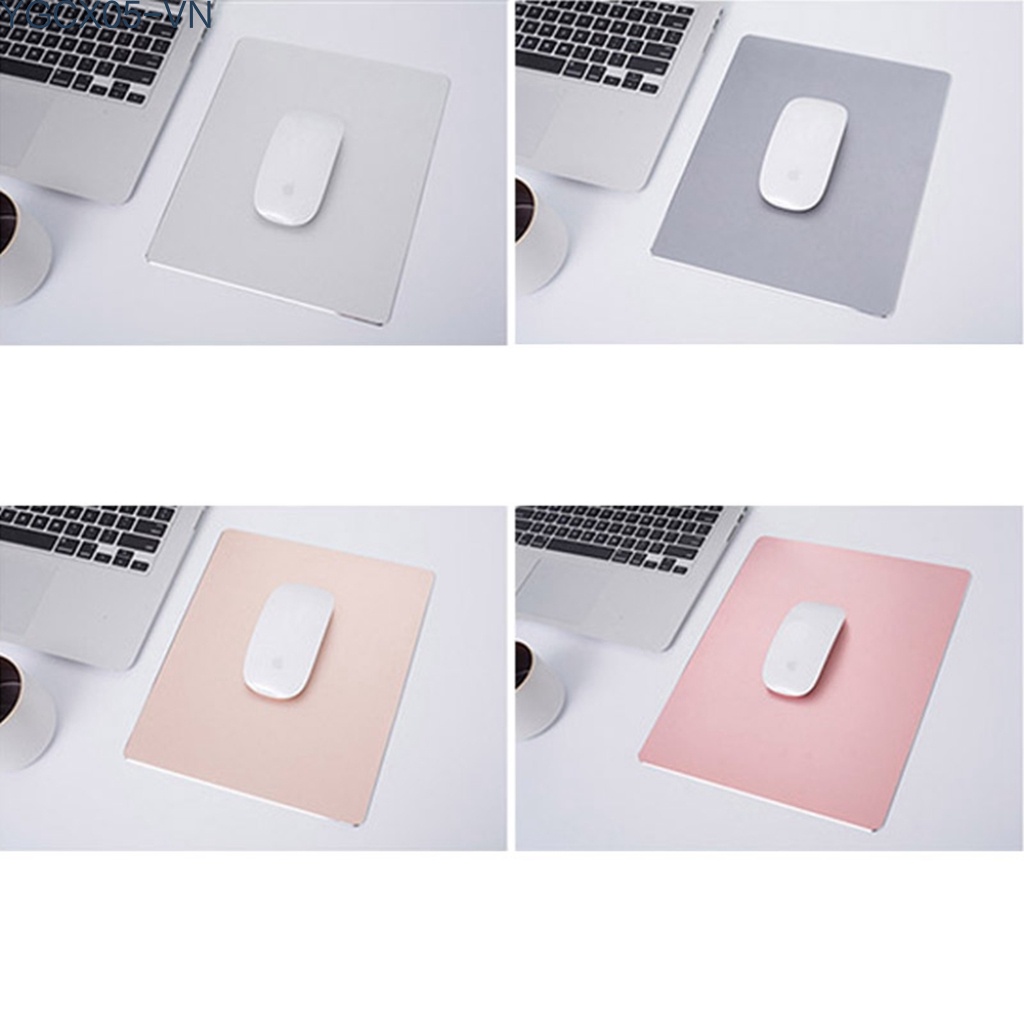 Miếng Lót Chuột Bằng Hợp Kim Nhôm Chống Trượt Cho Laptop / Máy Tính