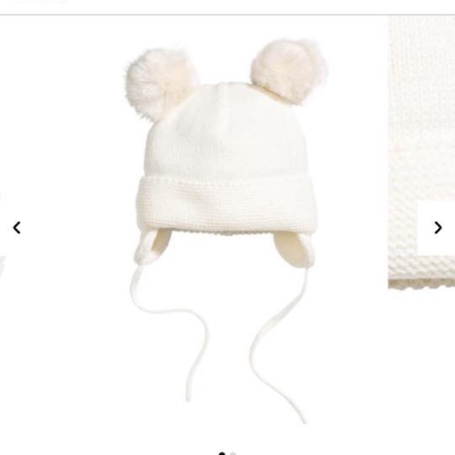 Mũ len 2 quả bông H&M