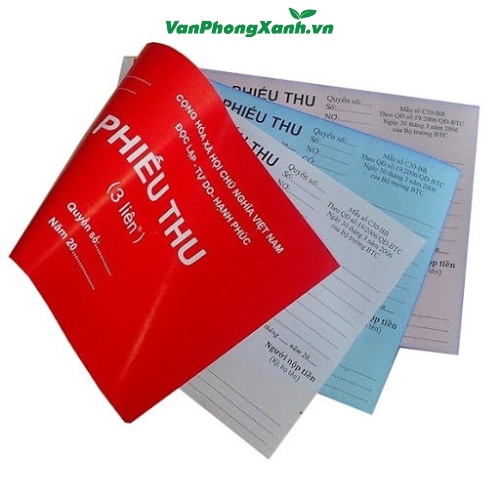 Phiếu thu-chi-nhập-xuất 2,3 liên 100 tờ