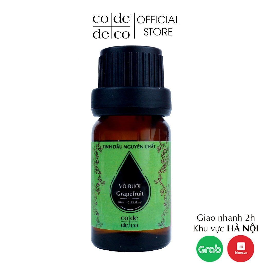 [Mã SKAMLTSM9 giảm 10% đơn 99K] Tinh Dầu Vỏ Bưởi CODE DECO 10ml Giúp Thơm Phòng, Khử Mùi , Thư Giãn