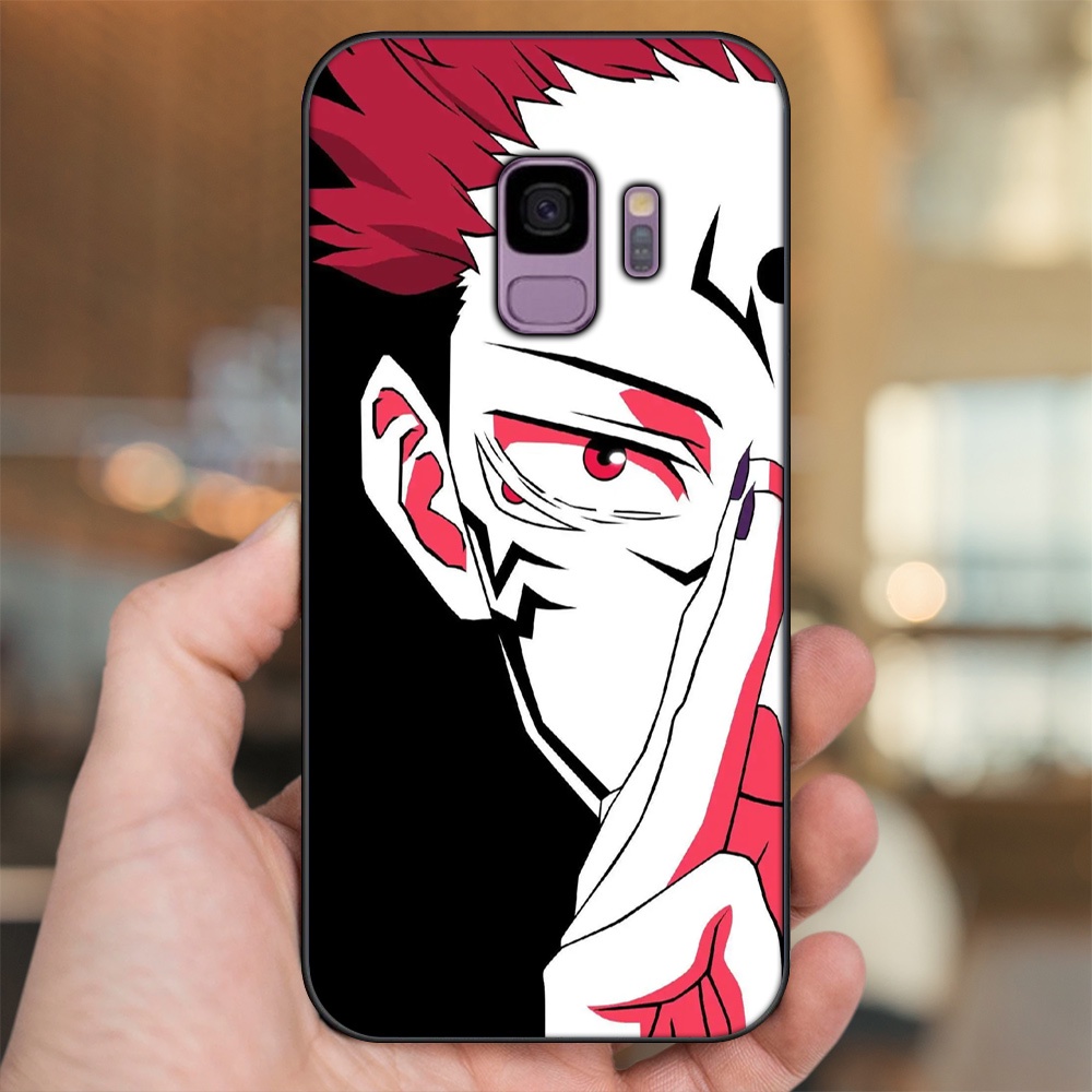 Ốp lưng Samsung S9 viền đen in hình Yuji Jujutsu Kaisen