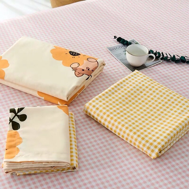 Bộ chăn ga và với cotton poly ( có ảnh thật)