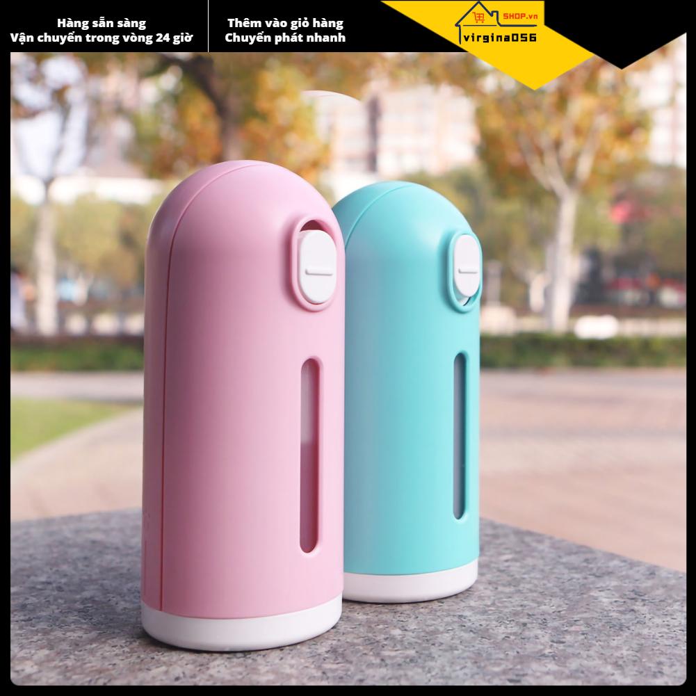 Virgina056 350ml Cốc nước cho thú cưng Rò rỉ Bằng chứng du lịch di động Chai chó mèo Đi bộ ngoài trời đường dài Du