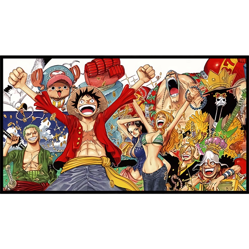 Tranh Đính Đá Đính Đá Họa Tiết Hoạt Hình One Piece Sáng Tạo