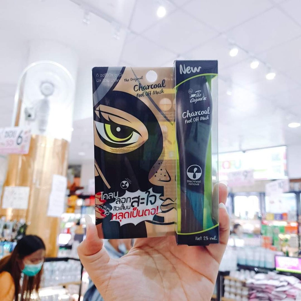 01 Bút Lột Mụn Than Tre The Original Charcoal Peel Off Mask 25ml Thái Lan