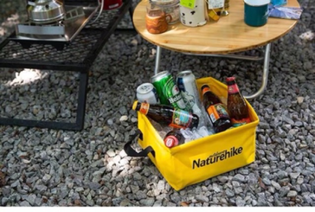 Xô gấp dã ngoại 13L  vuông NATUREHIKE NH19SJ007