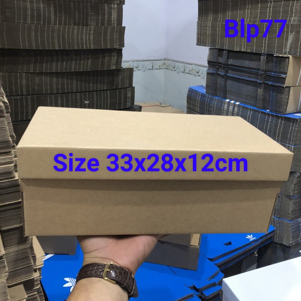 COMBO 5 HỘP CARTON ĐỰNG GIÀY, PHỤ KIÊN SIZE 33X28X12CM