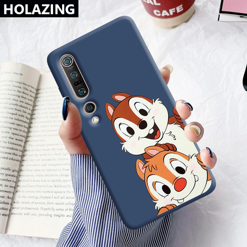 Xiaomi Mi 11 10 Pro POCO M3 X3 NFC F2 Pro Xiaomi Mi Note 10 Lite A3 Candy Color vỏ điện thoại Phone Cases Chip n Dale Soft Silicone Cover