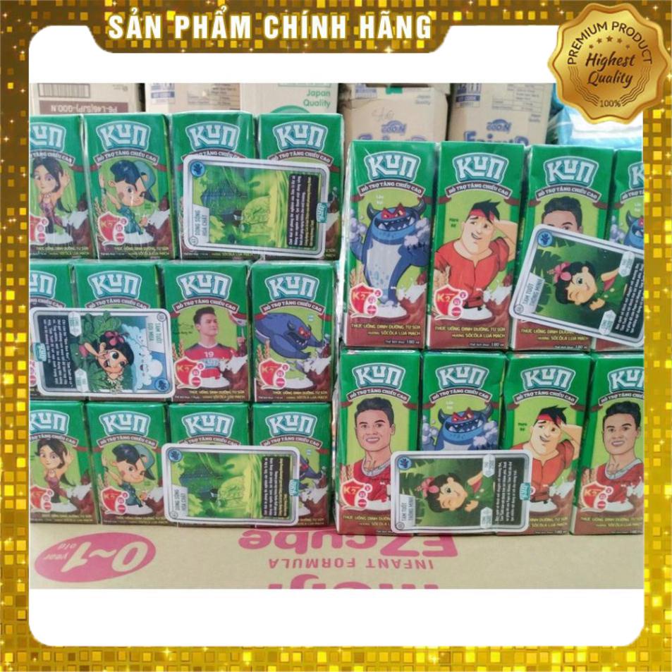 Lốc 4 Hộp Sữa Kun Socola Lúa Mạch 110ml