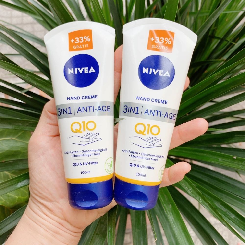 Kem dưỡng da tay Q10 Nivea Đức 75ml mềm mịn, chống lão hoá - Shop Lavenic