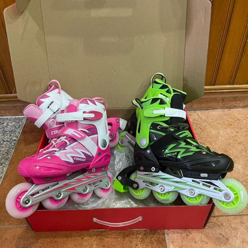 Giày Patin Trẻ Em Centosy - Cougar 835L Có Nút Chỉnh Size Cao Cấp,Có Phanh Hỗ Trợ Tập