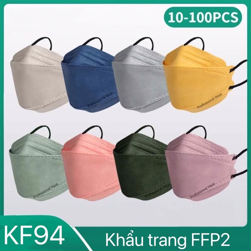Khẩu trang KF94 chuẩn KN95 thương hiệu FFP2
