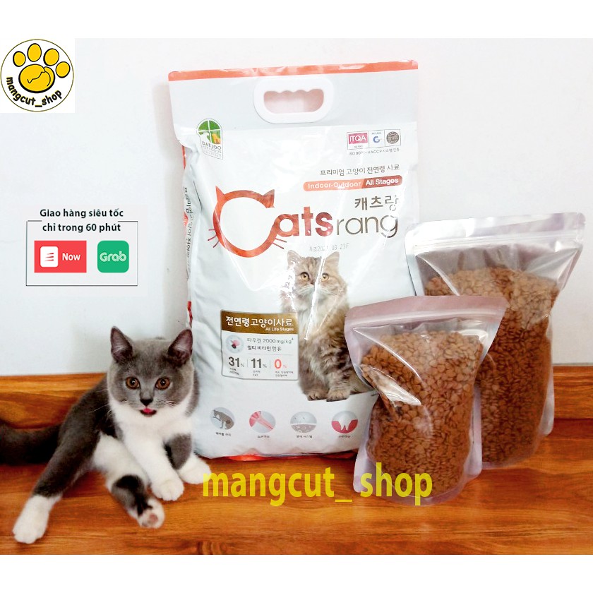 Hạt Catsrang 5KG Hàn Quốc-Thức ăn cho mèo mọi lứa tuổi-Date mới