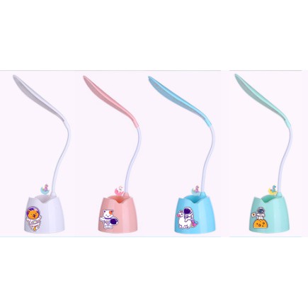 Đèn bàn Led phi hành gia DBL34 cute kèm ống cắm bút astrona( có thể đỡ điện thoại )  hoạt hình dễ thương idol thần tượng