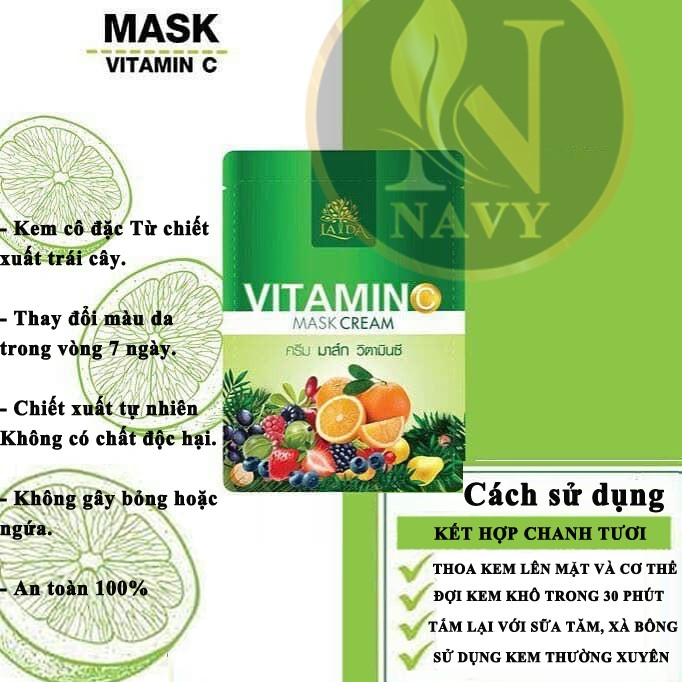Ủ TRẮNG LADA VITAMIN C MASK CREAM | BigBuy360 - bigbuy360.vn