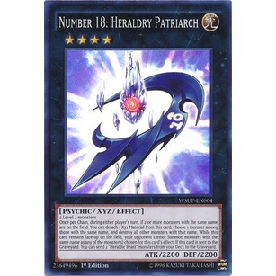 Thẻ bài Yugioh - TCG - Number 18: Heraldry Patriarch - WSUP-EN004
