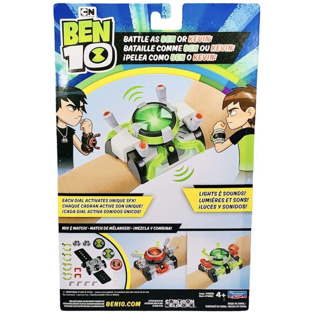 Đồng hồ Benten Omnitrix Creator chính hãng Playmates có âm thanh, ánh sáng