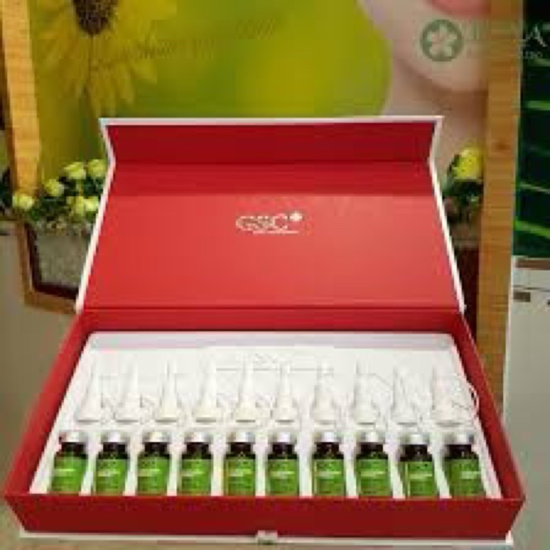Tế bào gốc hỗ trợ giảm sẹo , trẻ hoá da Hàn Quốc GSC+ GA ANTI AGEING AMPOULE