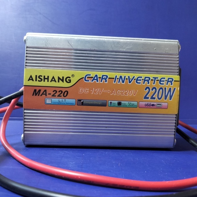 Bộ kích điện -chuyển nguồn 12V DC sang 220V AC 220W ASHANG 220w