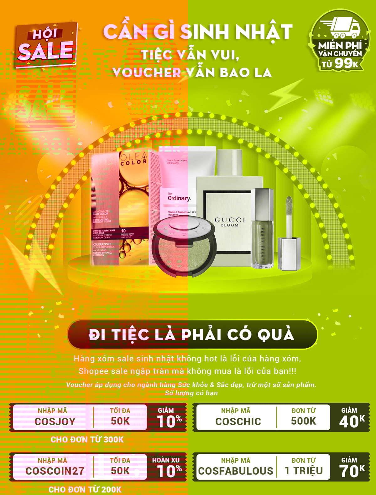Mã giảm giá Shopee 40k, 50k, 70k - Voucher Shopee giảm giá 10%