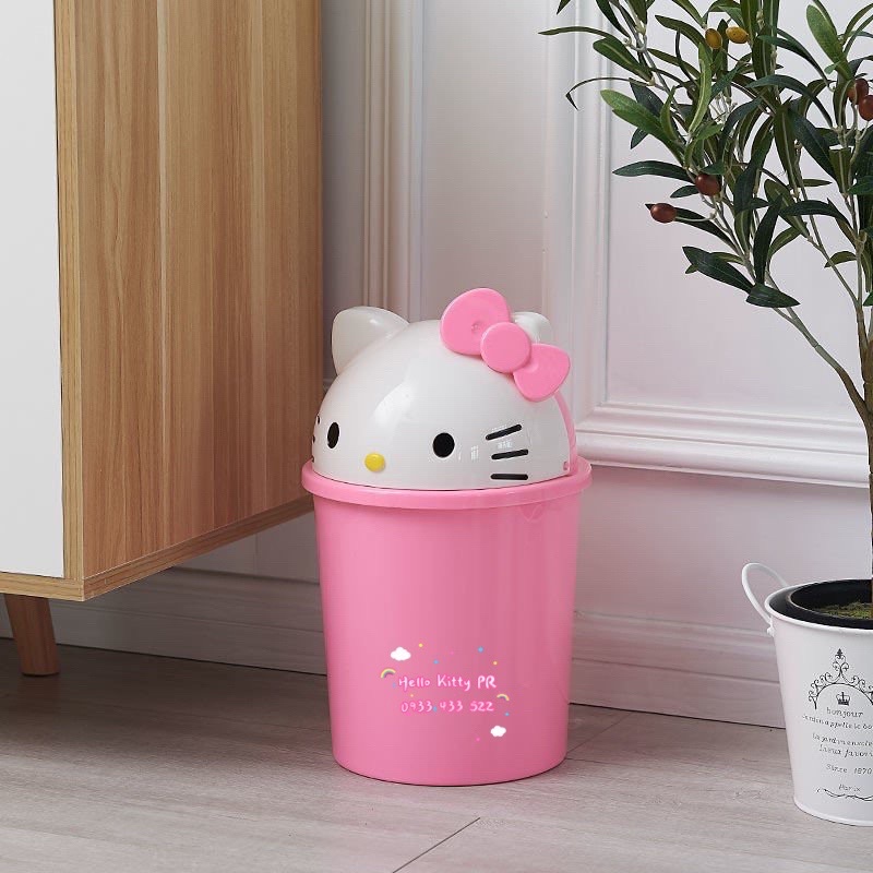 Thùng rác 3D Hello Kitty