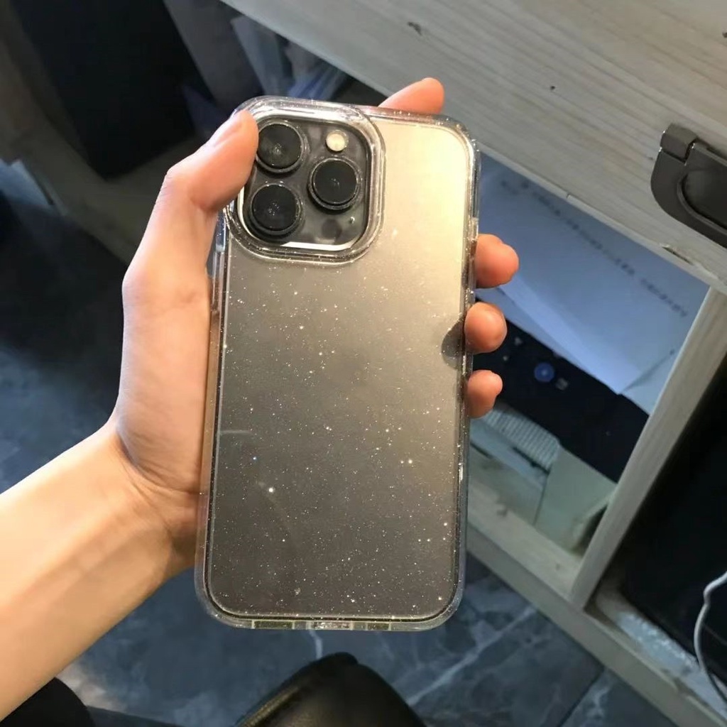 Ốp điện thoại silicon trong suốt chống rơi cho compatible for iPhone 14 Pro Max 13 Pro Max 12 Pro Max 11 Pro Max X XR XS XS Max 6 6S Plus 7 8 Plus