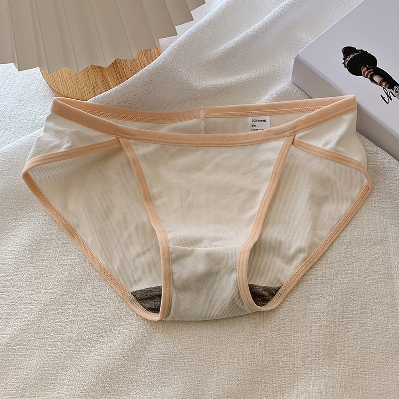 Quần Lót cotton Lưng Thấp Màu Kẹo Gợi Cảm Thoáng Khí Cho Nữ