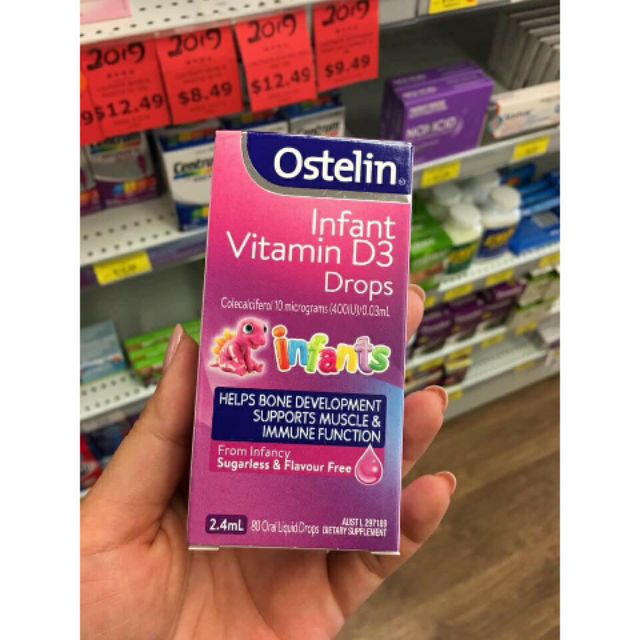 Vitamin D3 Ostelin dạng giọt