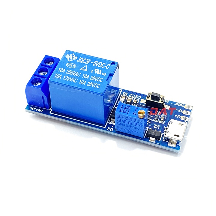 Mạch Kích Tạo Trễ Đóng Ngắt Relay 0 ~ 24 Giây