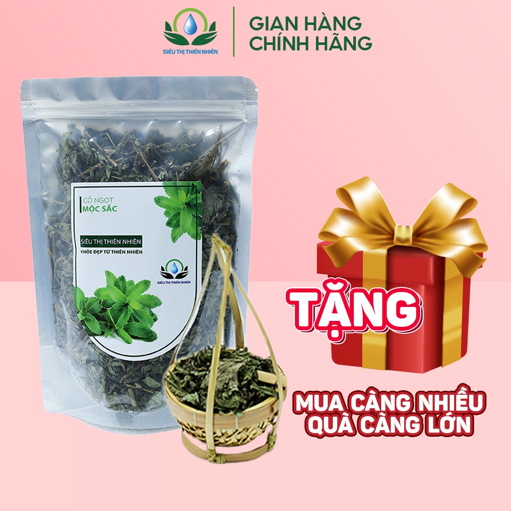 Trà Cỏ Ngọt Sấy Khô SIÊU THỊ THIÊN NHIÊN, Phòng Ngừa Béo Phì, Tốt Cho Bệnh Về Răng Miệng