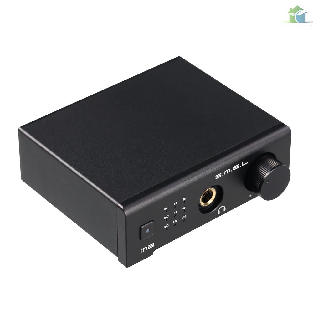 YOUP  SMSL M3 HiFi Headphone Amplifier USB DAC AMP Multi-function Optical Coaxial Headphone Amplifier Portable USB Powered Audio Decoder Portable DAC Converter