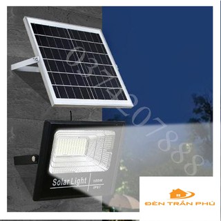 Đèn led năng lượng mặt trời  Đèn led pha năng lượng mặt trời 40w BABA CỬA HÀNG ĐÈN TRẦN PHÚ