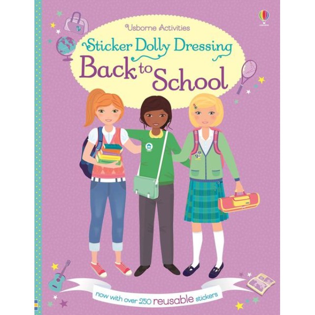 Sách - Anh: Sticker Dolly Dressing: Back To School