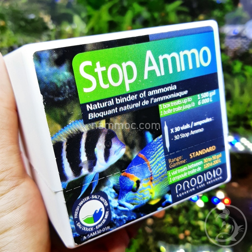 PRODIBIO - Stop Ammo | Khử Độc Và Chống Sốc | Khử Amoniac - Hạn Chế Nitrit - Tránh Sốc Cá Khi Vận Chuyển