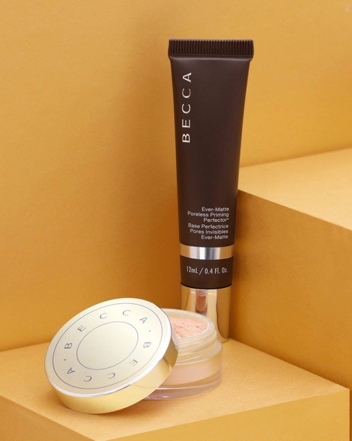 Set 2 món Kem lót BECCA Ever-Matte Poreless Priming Perfector và phấn phủ Becca Hydra-Mist | BigBuy360 - bigbuy360.vn