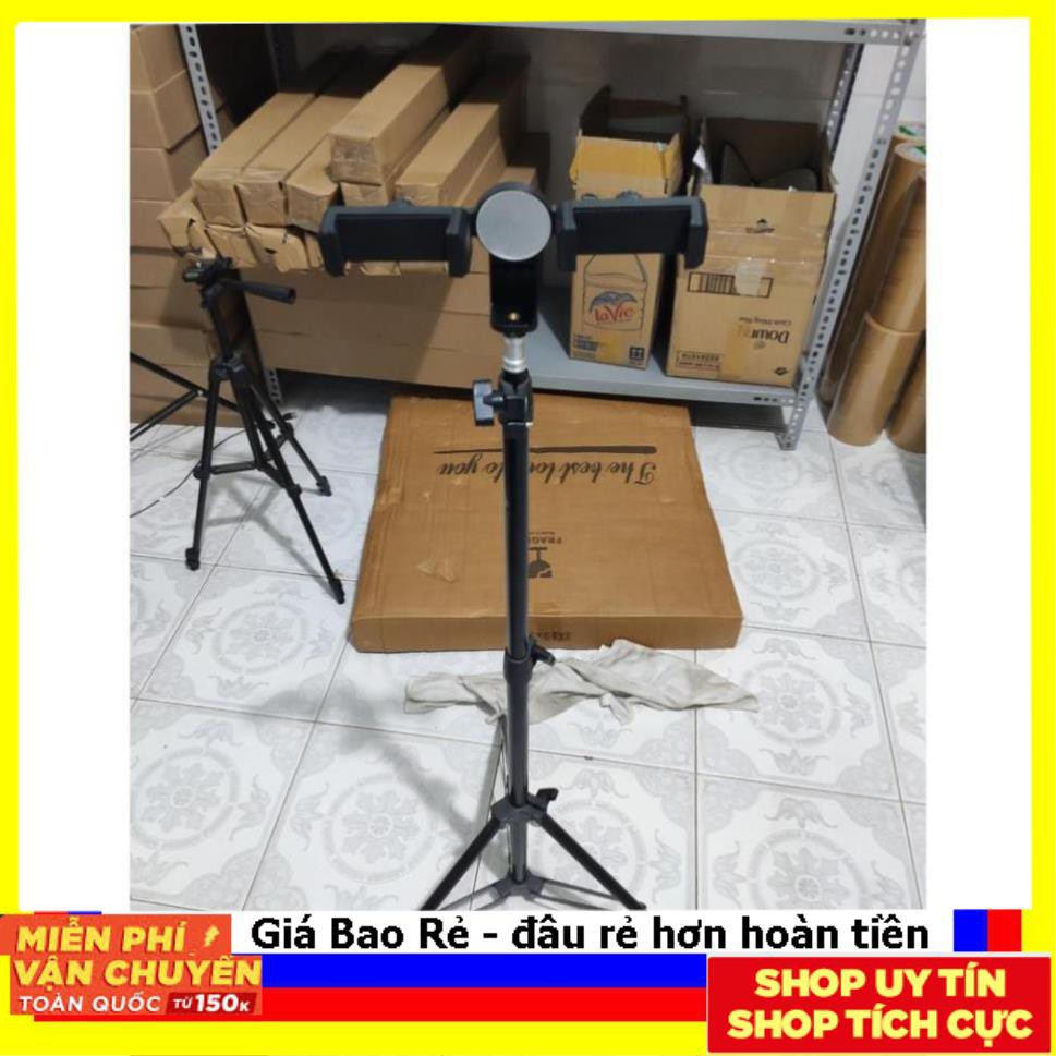 BỘ CHÂN 2M1 + KẸP 2 ĐIỆN THOẠI LIVESTREAM